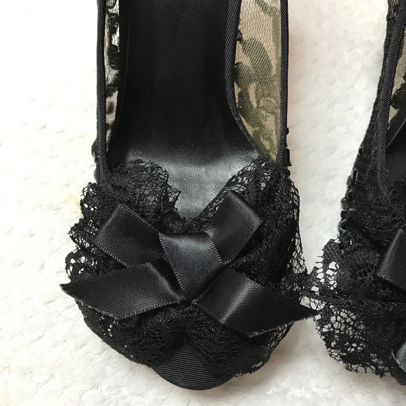 NEW Sexy Mallanee Beats and lace platforms Germany - Picture 6 of 6